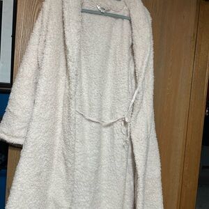 Cozy Cream Fleece Robe
